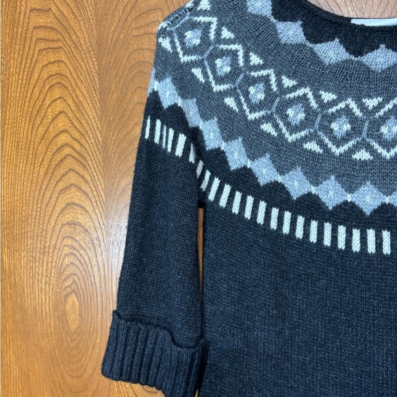 Ann Taylor LOFT Black and Gray Knit Dress XS - Picture 3 of 6